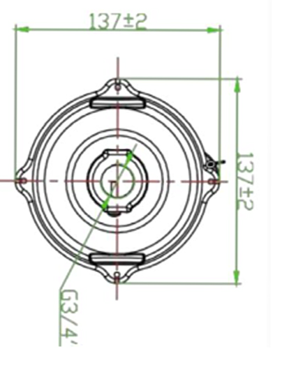 Altiglo WO78H Low Intensity Single Obstruction Light