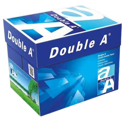Double A Premium A4 Printing Paper White 80GSM 500 PCS x5