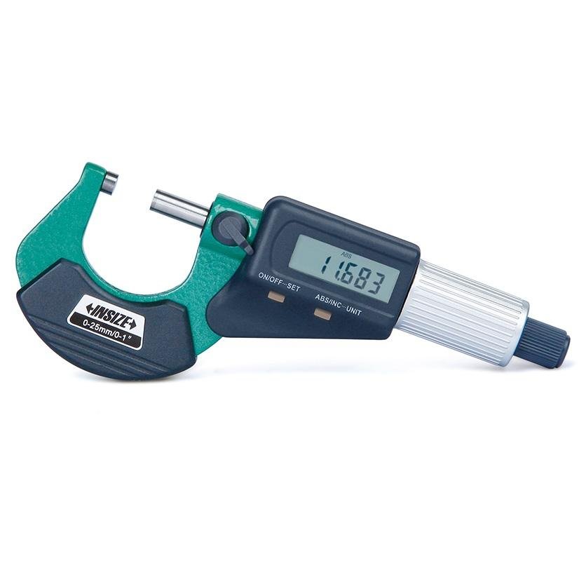 Insize 3109-25A : Digital Outside Micrometer, 25mm / 1inch