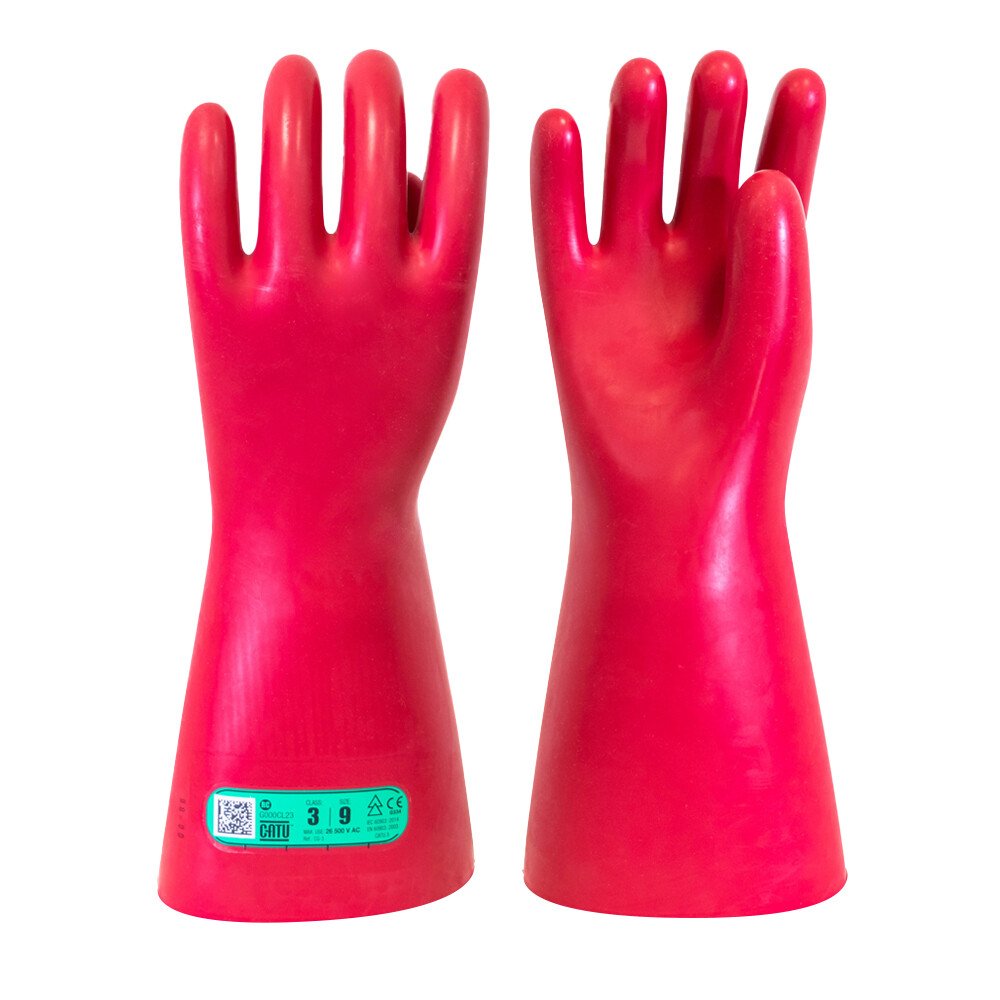 Catu Latex Electrical insulating Gloves Class 3 – 26 500 V
