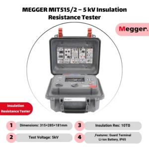 Megger MIT515/2 5 kV Insulation Resistance Tester Image