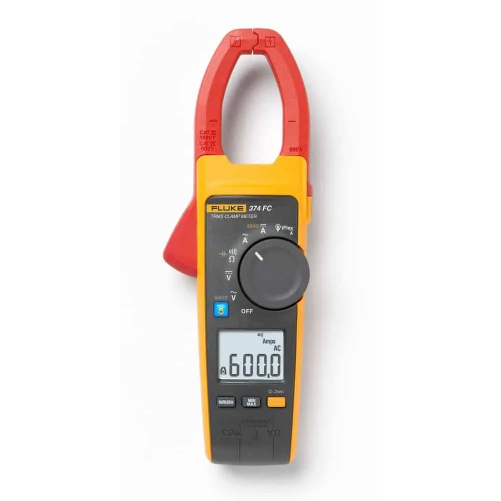 Fluke 374FC True RMS AC/DC Clamp Meter