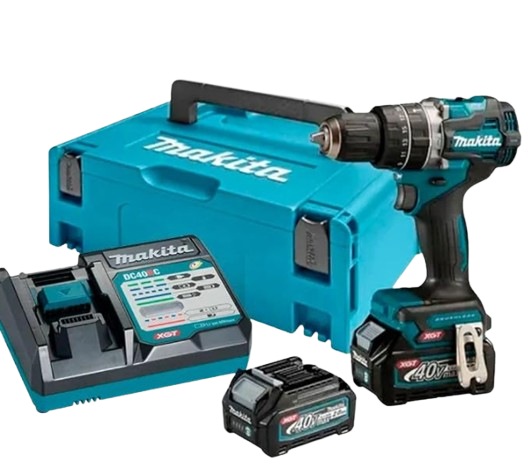 Makita HP002GA201 40V Max Li-Ion XGT Cordless Hammer Driver Drill, 13 mm Size