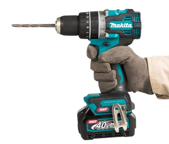 Makita HP002GA201 40V Max Li-Ion XGT Cordless Hammer Driver Drill, 13 mm Size