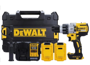 DEWALT DCD996P2 18V XR Brushless Hammer Drill – 2×5.0Ah Batteries Image