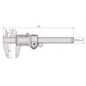 Mitutoyo 500-196-30 Absolute Digimatic Caliper, Range 0-6″ Image