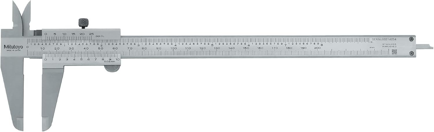 Mitutoyo 530-119: Vernier Caliper, 0-300mm / 0-12inch