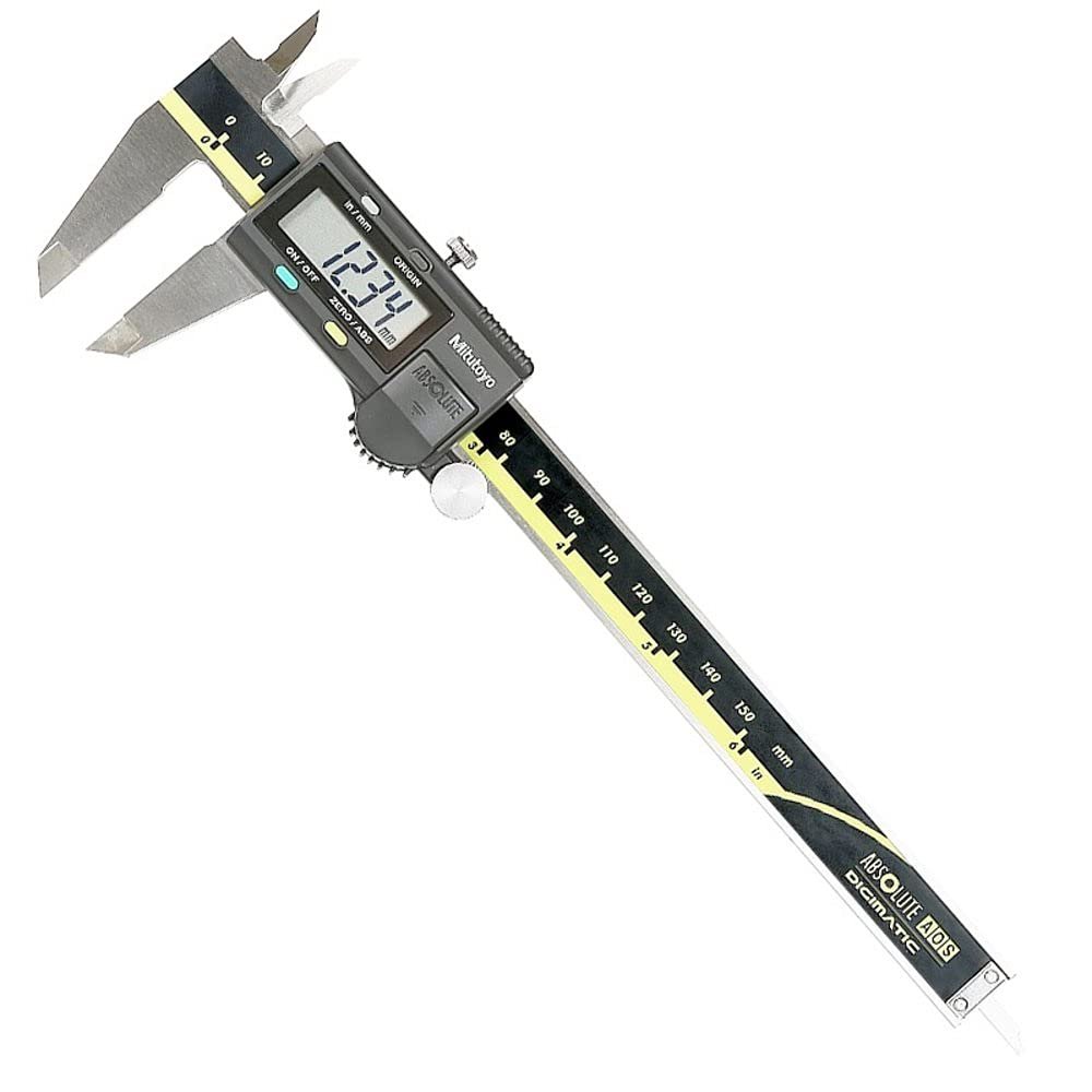 Mitutoyo 500-196-30 Absolute Digimatic Caliper, Range 0-6″
