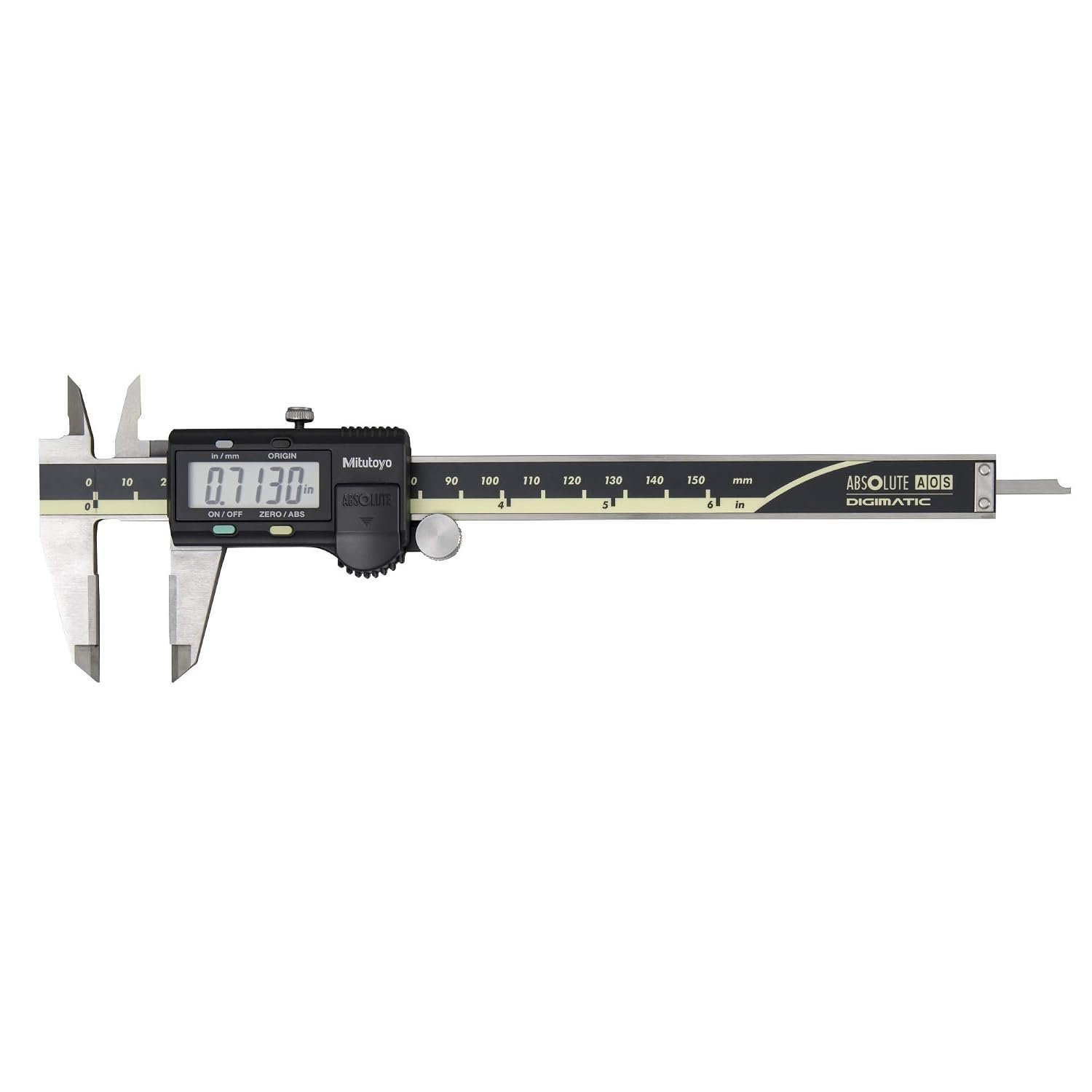 Mitutoyo 500-159-30 Absolute Digimatic Caliper, Range 0-6″
