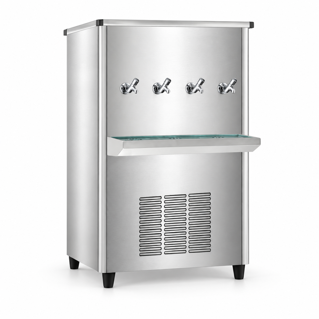COOLTECH CT-85F4 Stainless Steel Water Cooler – 4 Taps