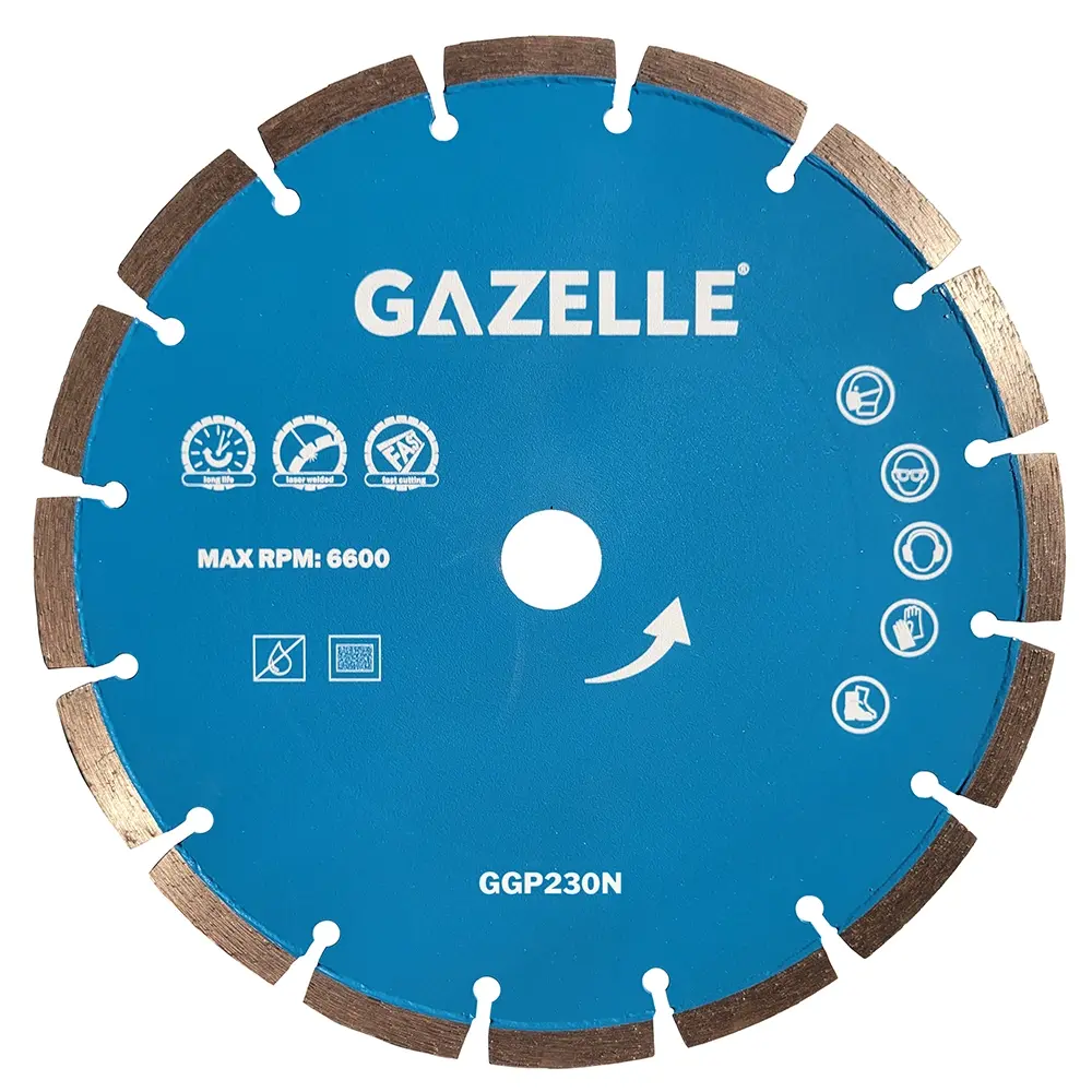 Gazelle GGP230N 9 In. Diamond Saw Blade (230mm)