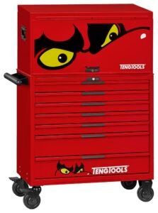 Teng Tools 37″ PRO35™ Stack Tool Storage, 12 Drawers, Red Image