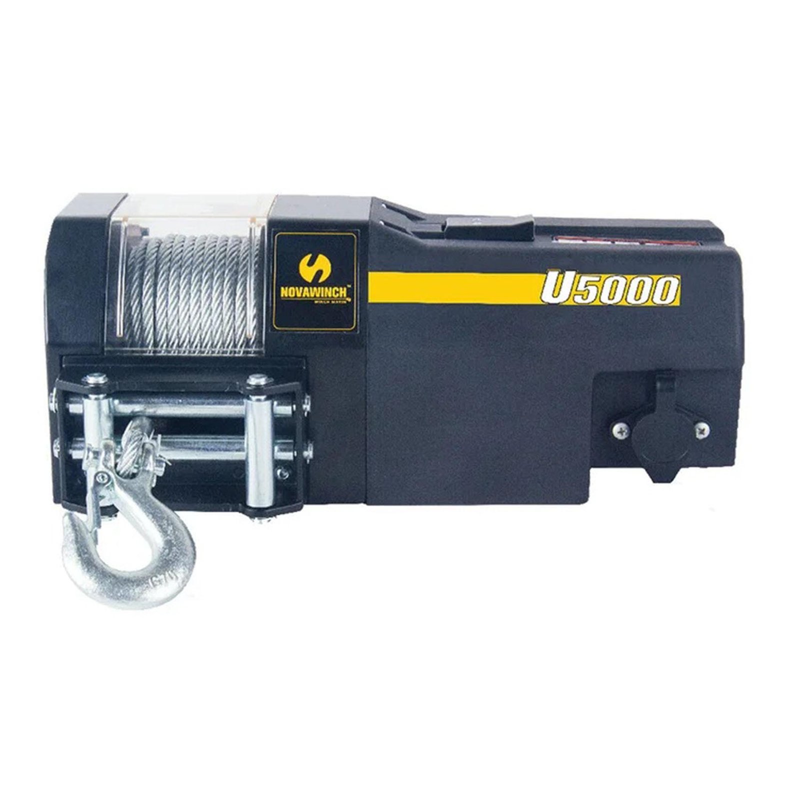 NOVAWINCH 5000LBS ELECTRIC TRAILER WINCH WIRE CABLE ROPE DC12V U5000 2384009