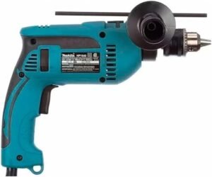 Makita HP1640KX3 Electric Impact Drill 680W 16mm + Bit Set Image