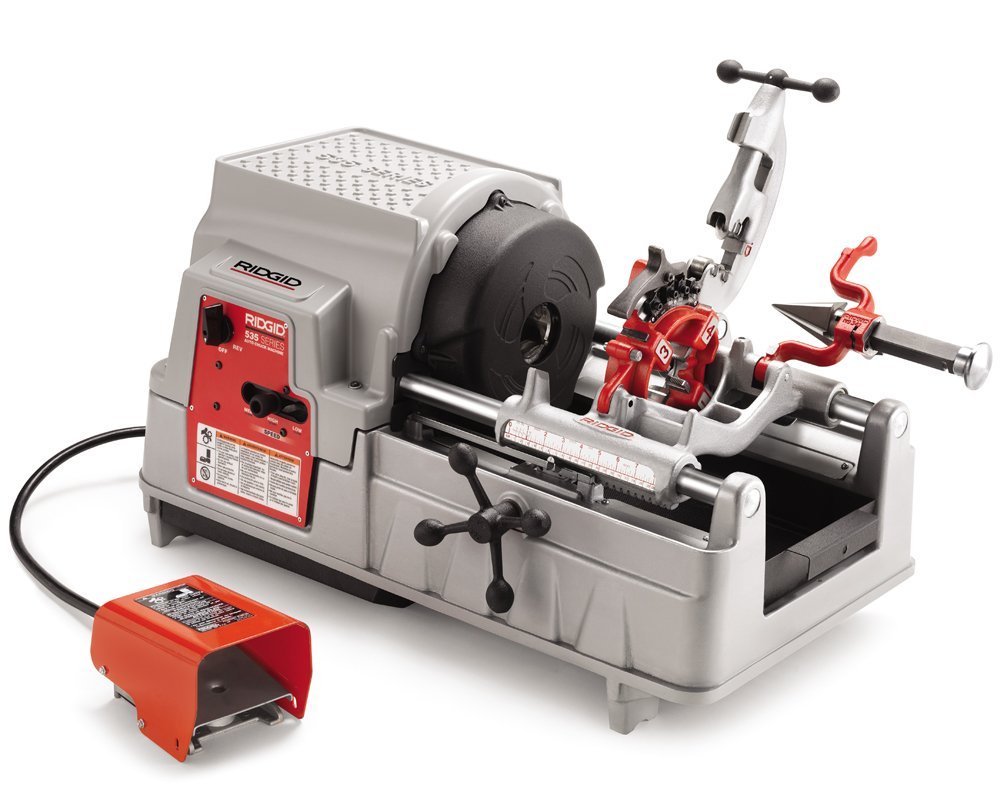 Ridgid 300 -115V Pipe Threading Machine, 1/2-2 In. BSPT, 38 RPM, 0.5HP Motor