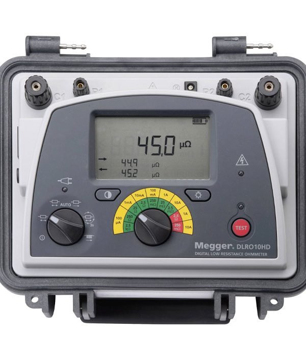 Megger DLRO10HD 10 A Digital Low Resistance Ohmmeter