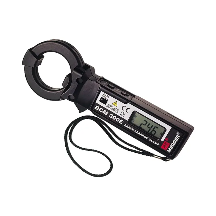 MEGGER DCM300E 40mm Jaw Earth Leakage Clampmeter with Analogue Bargraph & Digital Display